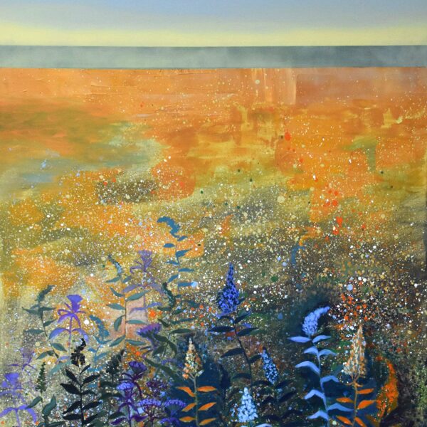 "Rudens čuksti" akrils/audekls (100x80 cm) 2025