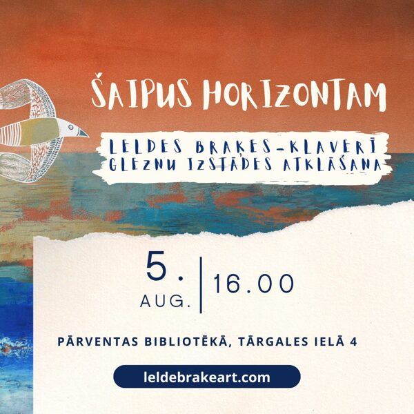 Personālizstāde "ŠAIPUS HORIZONTAM" Pārventas bibliotēkā Ventspilī 2023