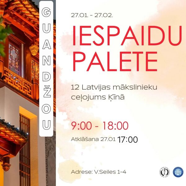Izstāde "Iespaidu palete" BIART galerijā Rīgā 2025