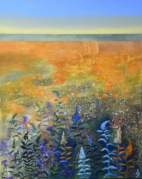 "Rudens čuksti" akrils/audekls (100x80 cm) 2025